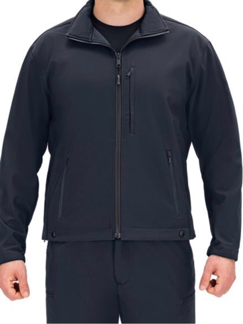 Blauer Men's Black Softshell Shirt Jacket